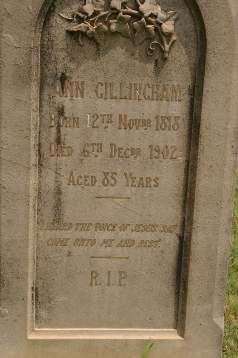 GILLINGHAM Ann 1818-1902
