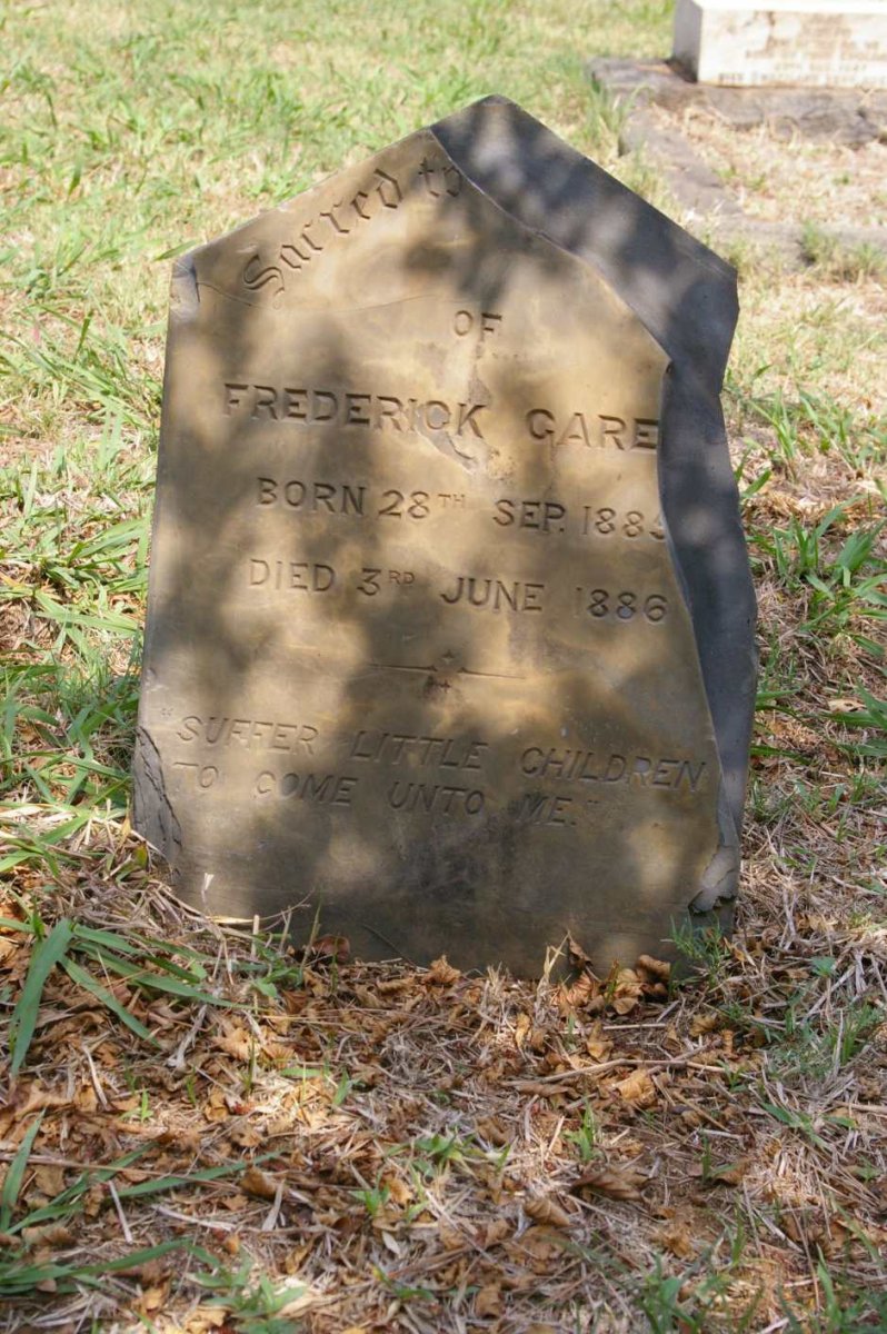 GARE? Frederick 1885-1886