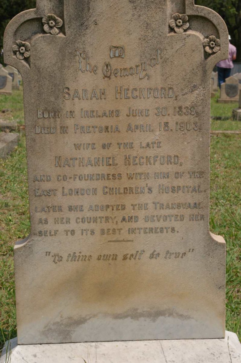 HECKFORD Sarah 1839-1903