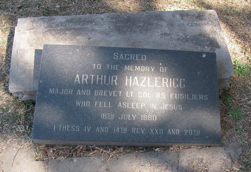 HAZELRIGG Arthur -1880