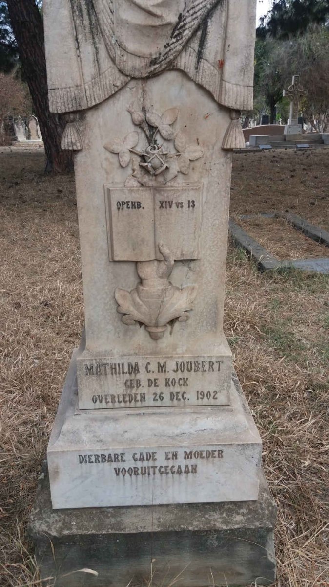 JOUBERT Mathilda C.M. nee DE KOCK -1902