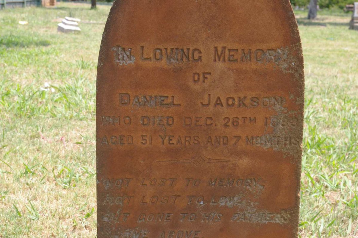 JACKSON Daniel -1883