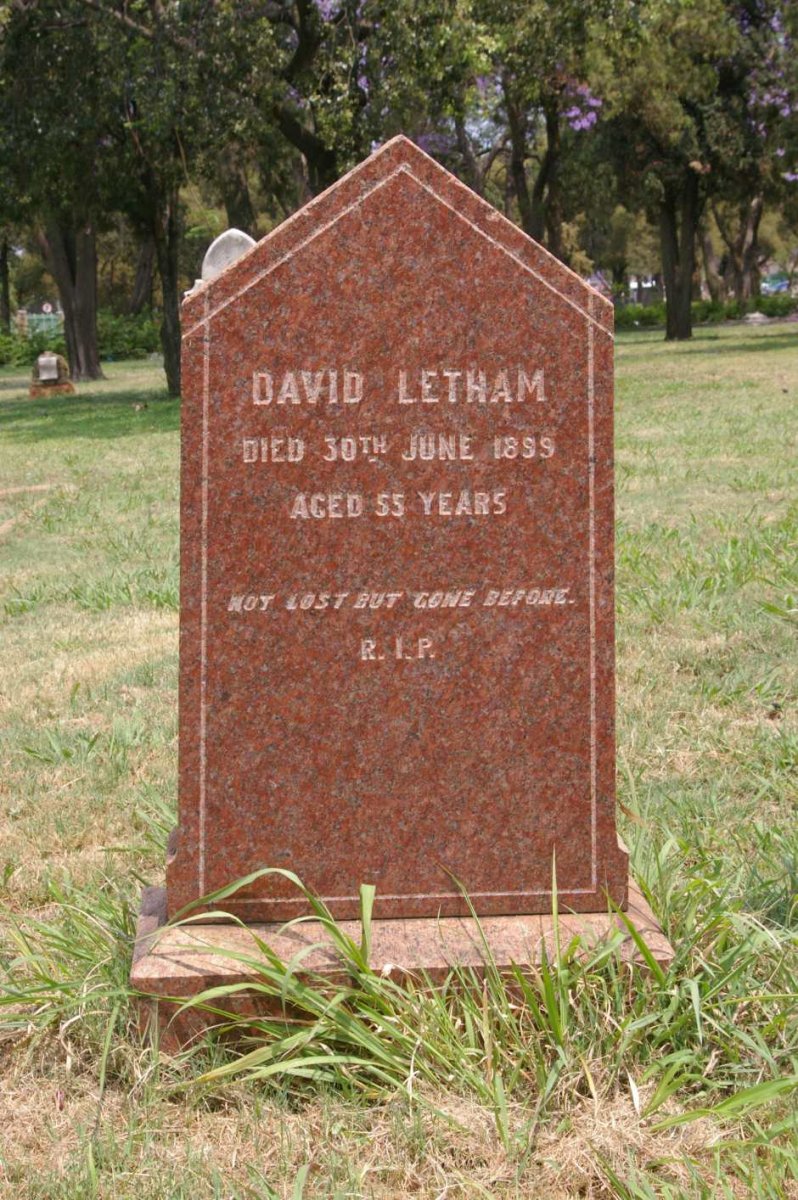 LETHAM David -1899