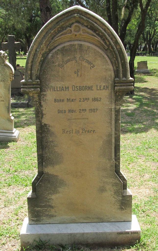 LEAN William Osborne 1862-1907