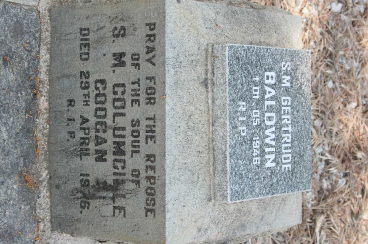 BALDWIN Gertrude -1946 :: COOGAN Columcille -1976