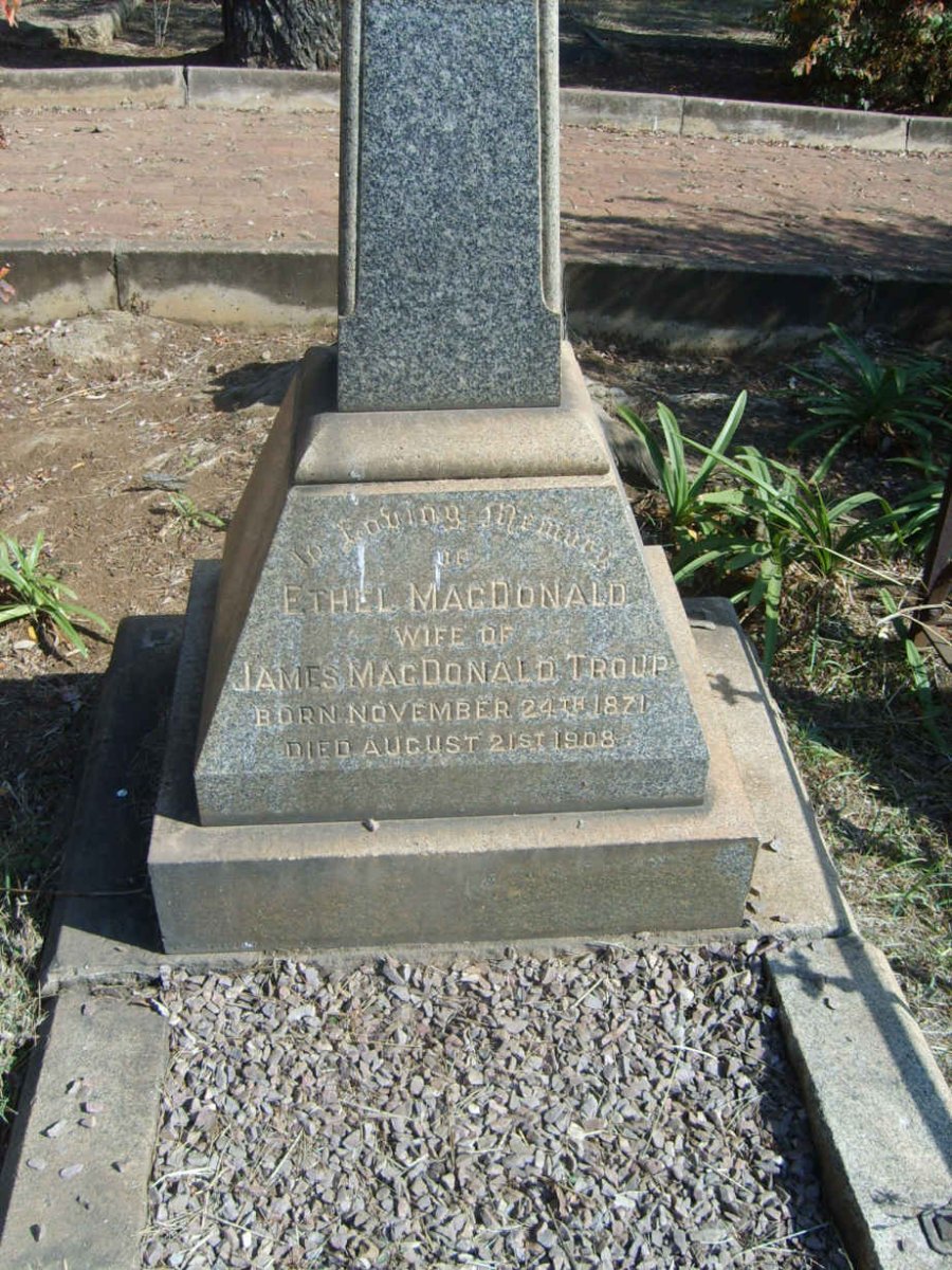 MacDONALD Ethel 1871-1908