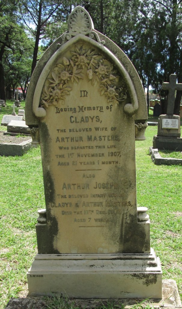 MASTERS Gladys -1907 :: MASTERS Arthur Joseph -1907