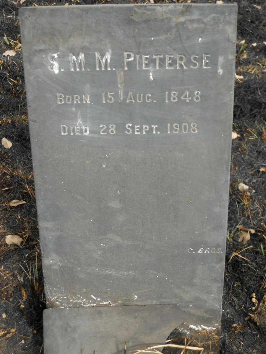 PIETERSE S.M.M. 1848-1908