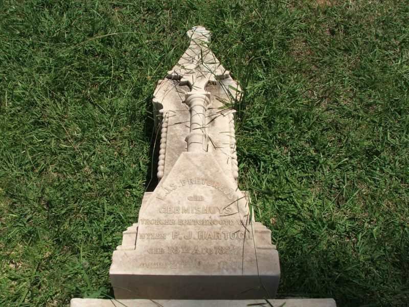 PRETOREUS E. J. S previously HARTOGH nee GERMISHUYS 1827-????