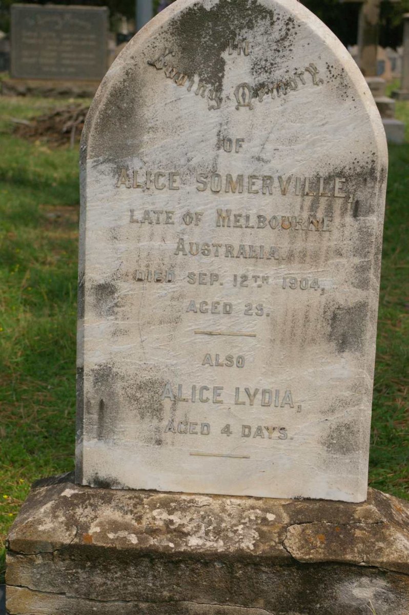 SOMERVILLE Alice -1904 :: SOMERVILLE Alice Lydia