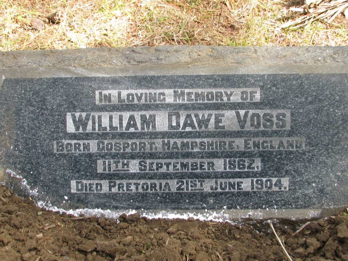 VOSS William Dawe 1862-1904