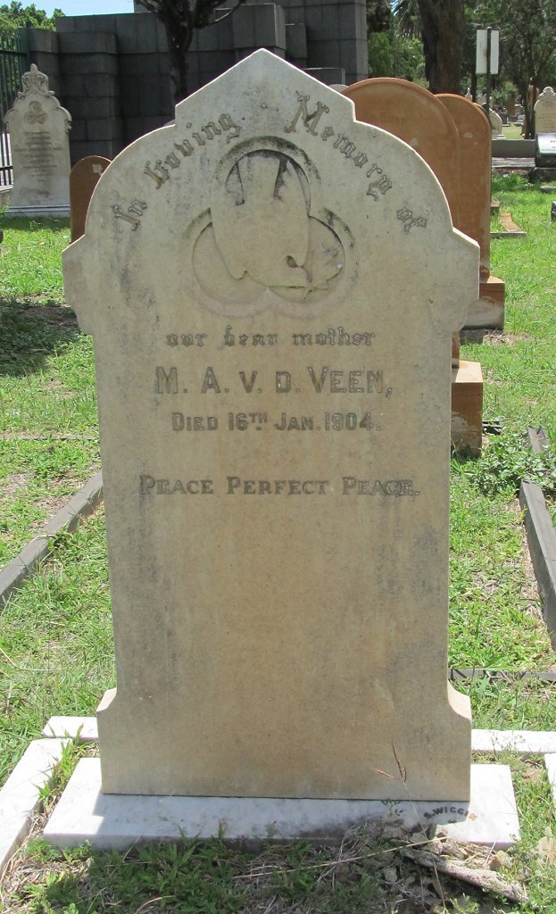 VEEN M.A., v.d. -1904