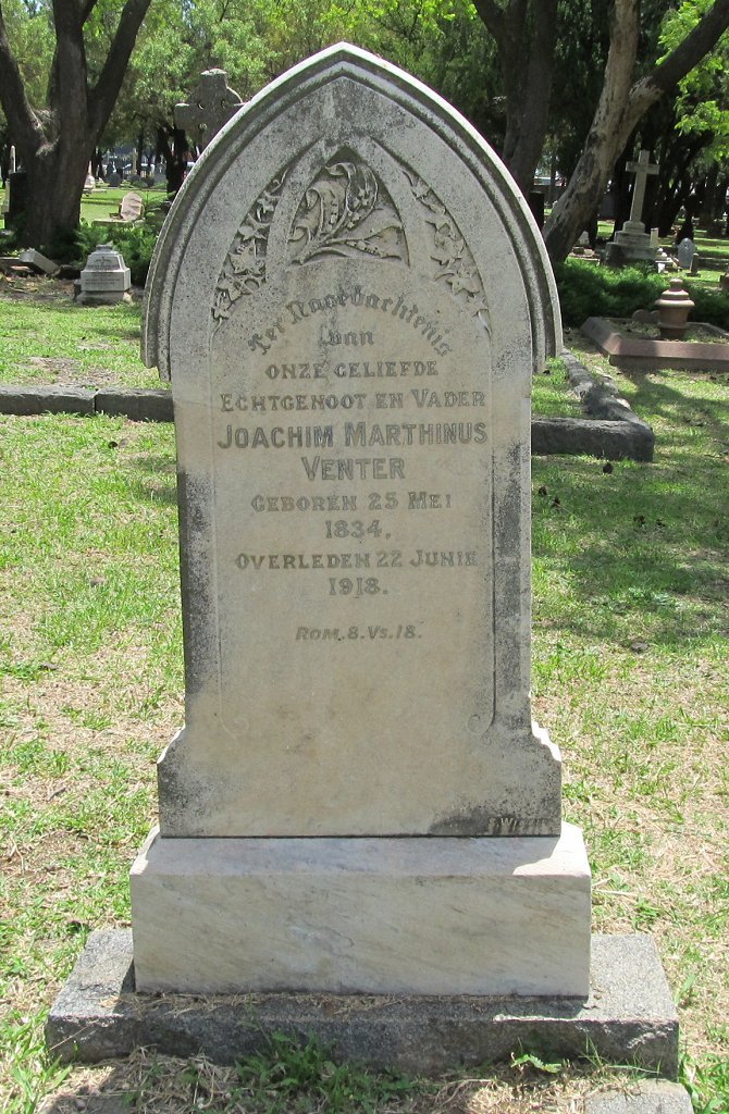 VENTER Joachim Marthinus 1834-1918