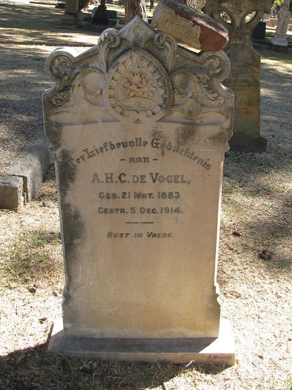 VOGEL  A.H.C., de 1883-1914
