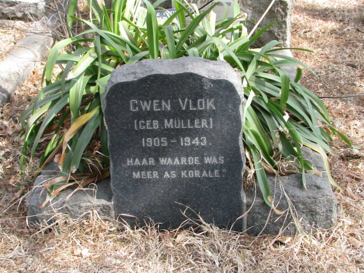 VLOK Gwen nee MULLER 1905-1943