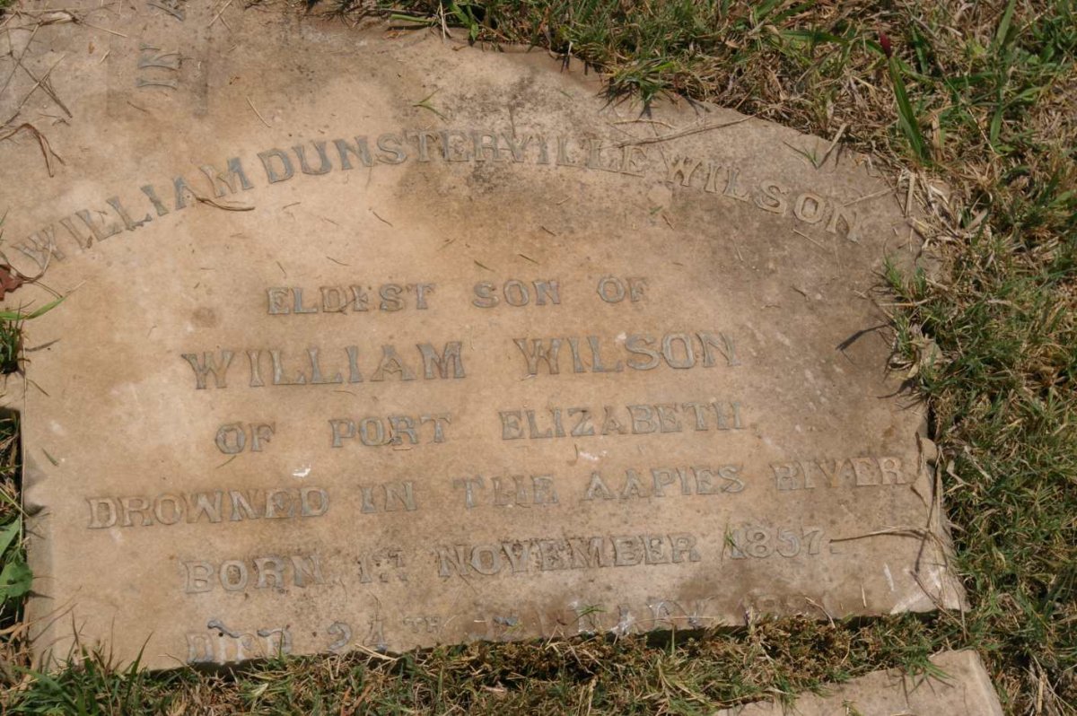 WILSON William Dunsterville 1857-18?1