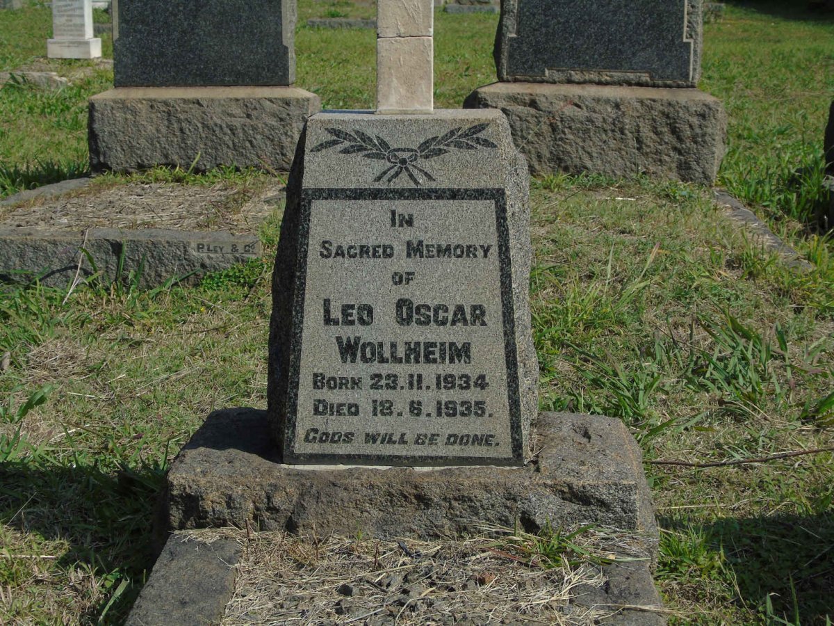 WOLLHEIM Leo Oscar 1934-1935