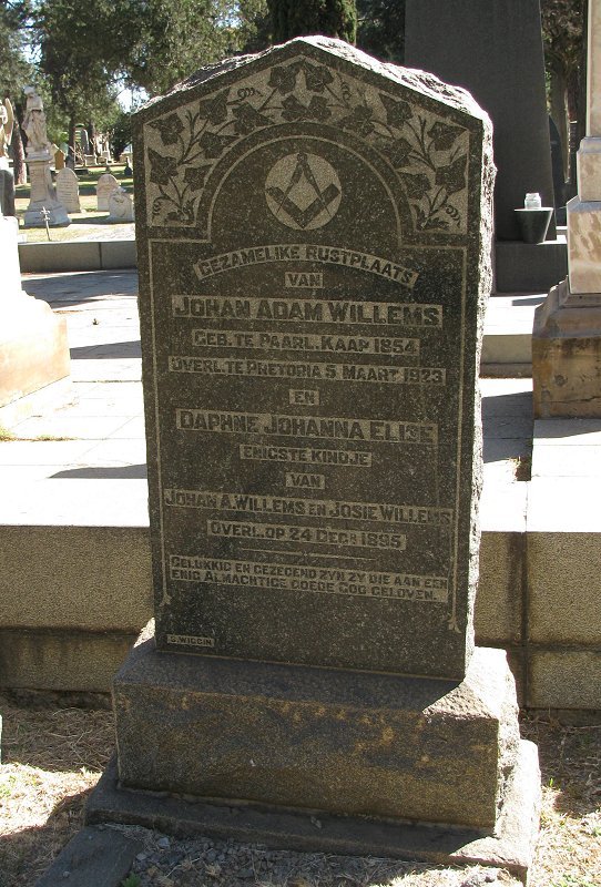WILLEMS Johan Adam 1854-1923 :: WILLEMS Daphne Johanna Elise -1895 
