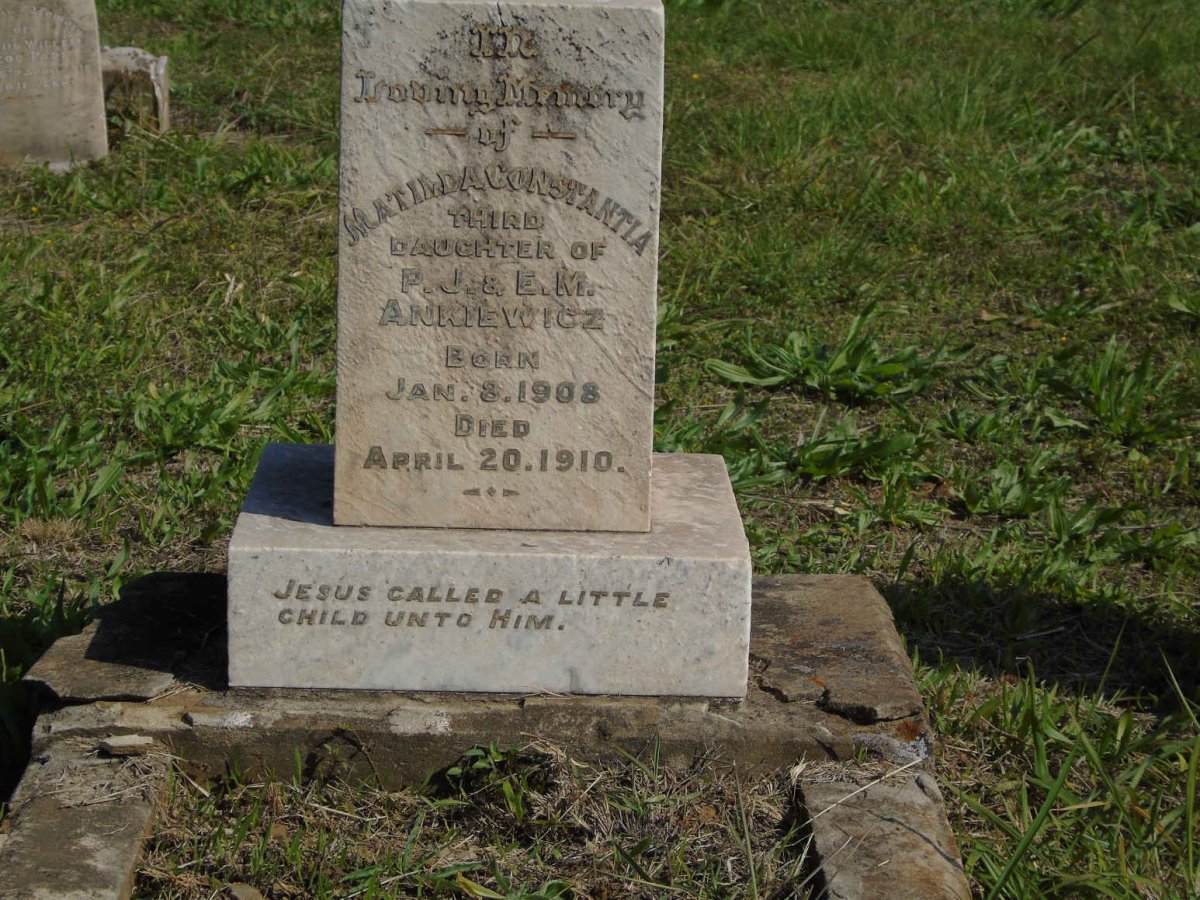 ANKIEWICZ Matilda Constantia 1908-1910