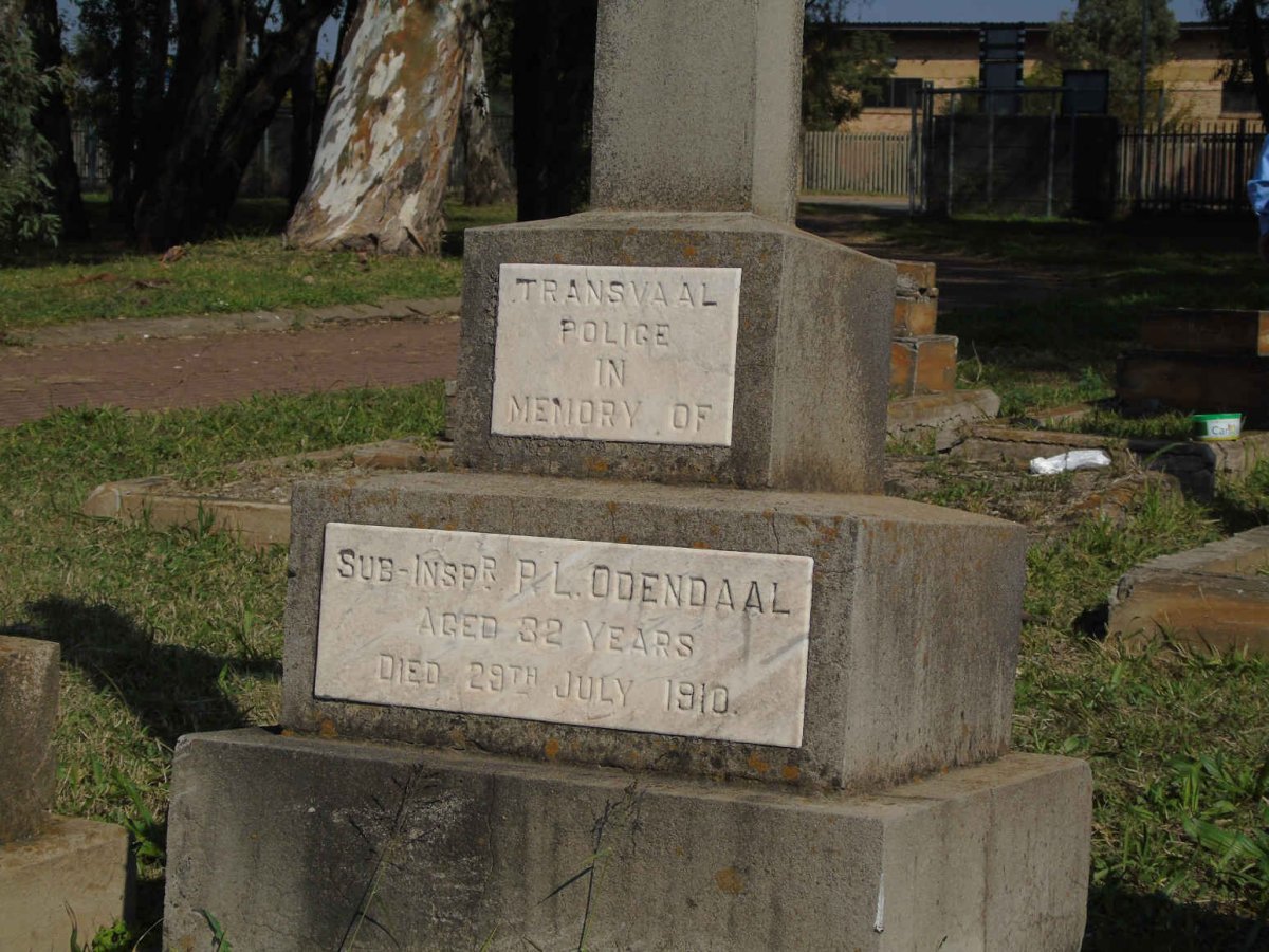ODENDAAL P.L. -1910