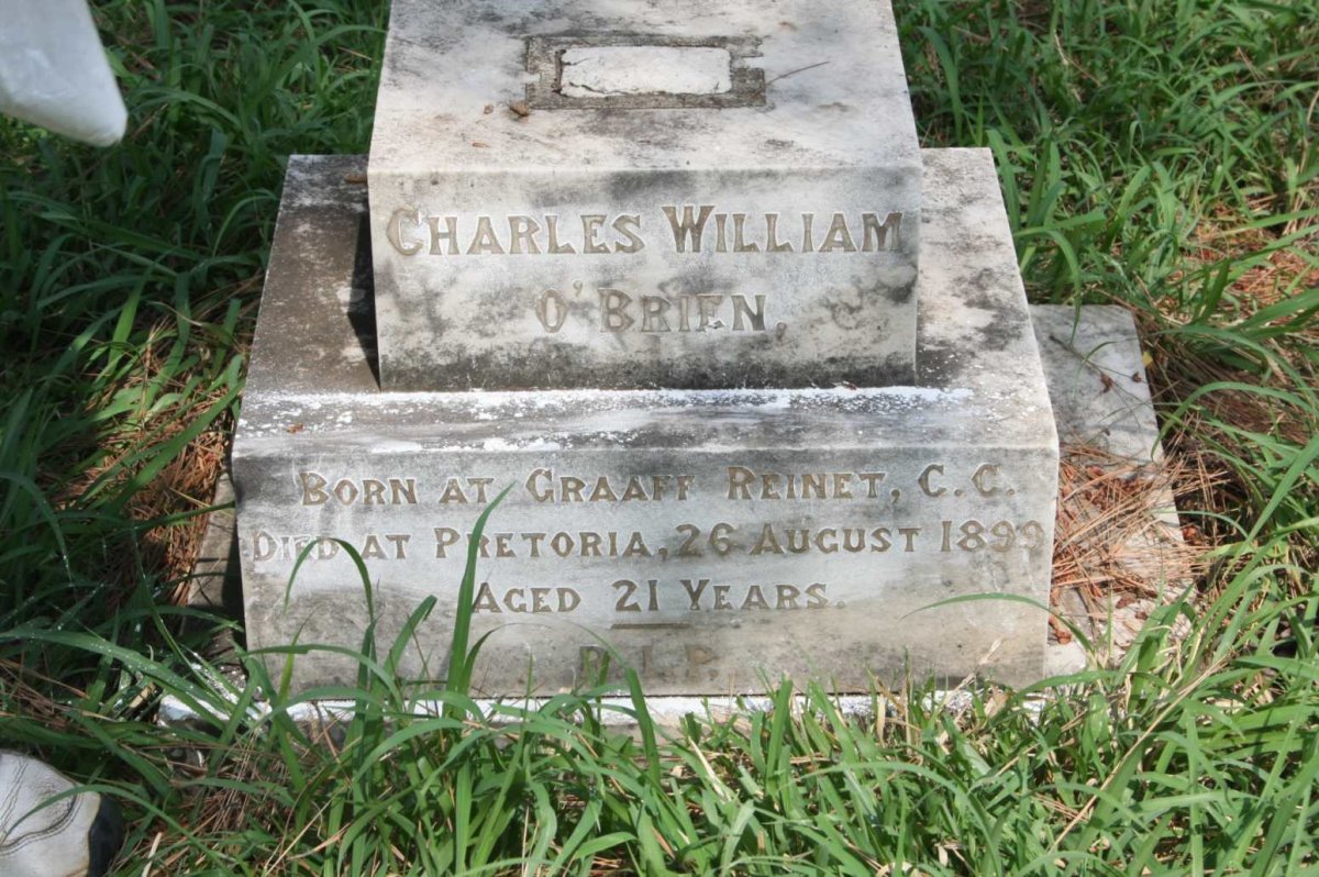 O'BRIEN Charles William -1899