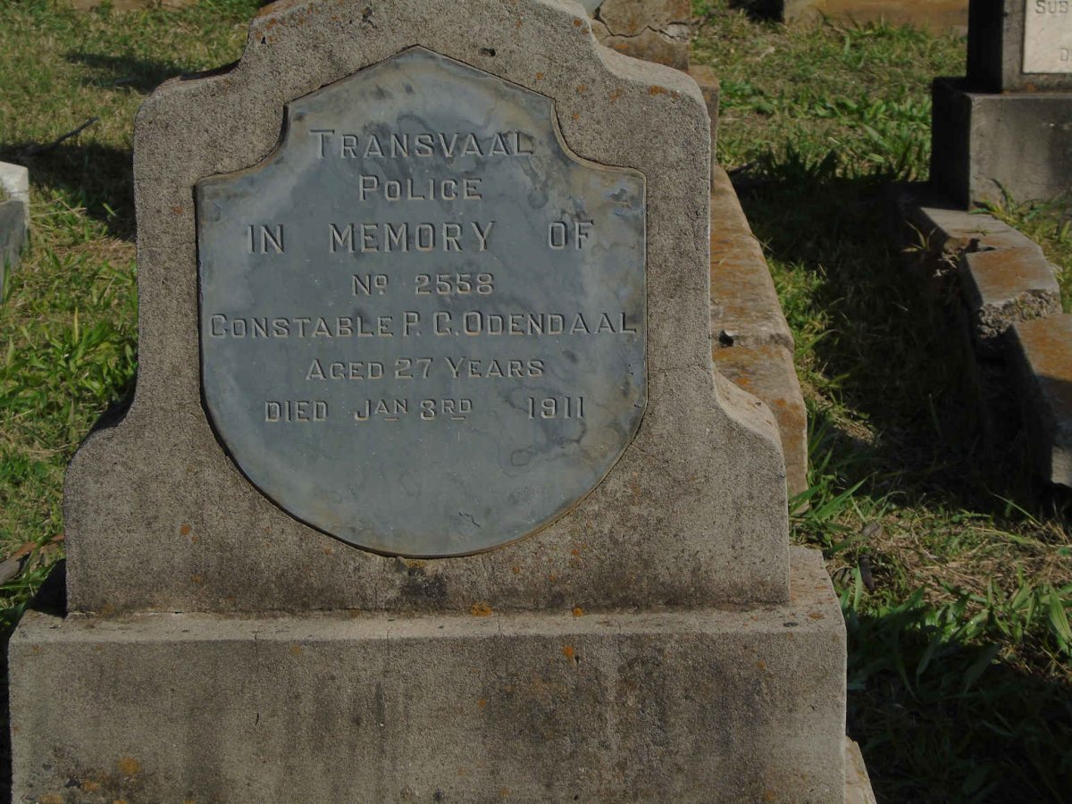 ODENDAAL P.C. -1911