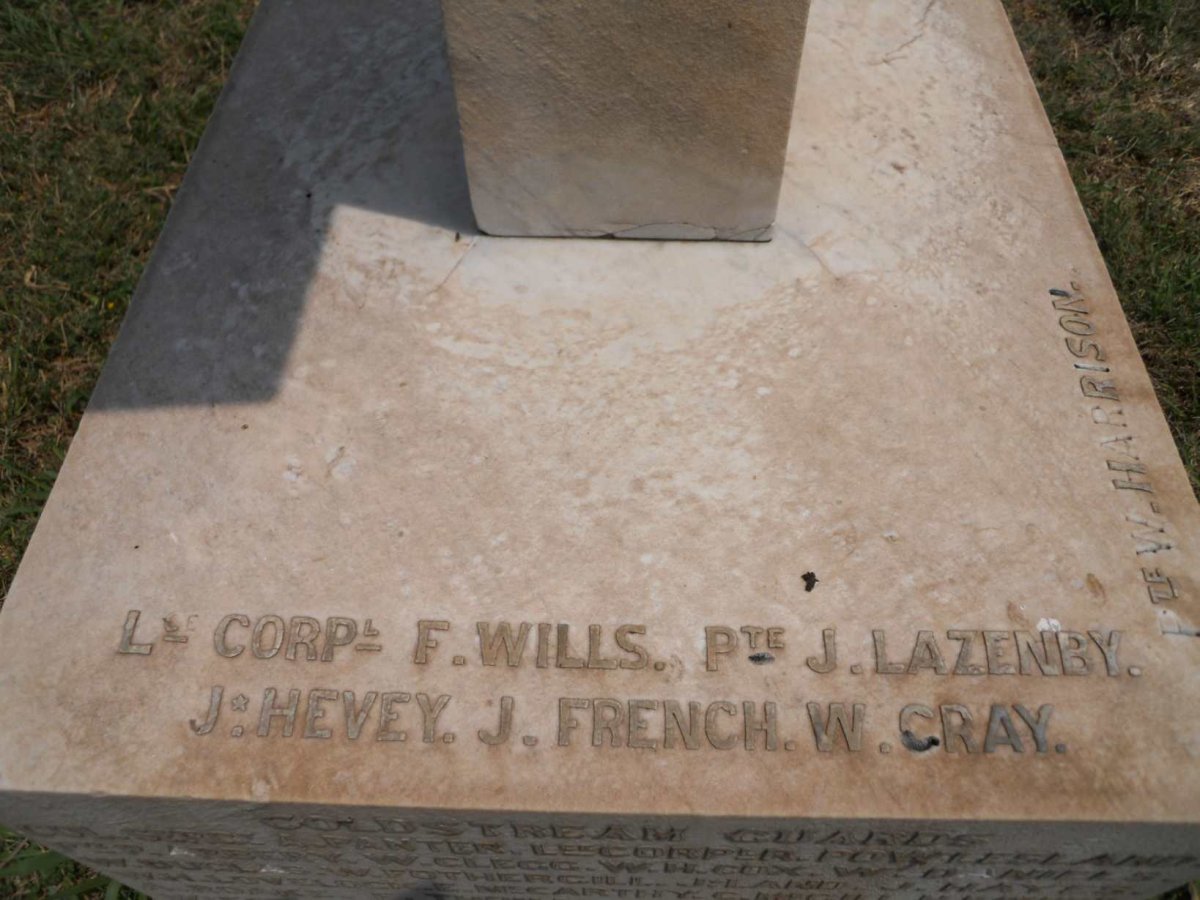 5. Coldstream Guards who were killed in action during the Boer War