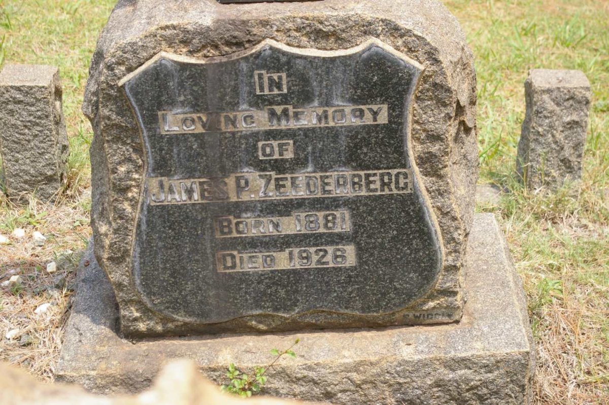 ZEEDERBERG James P. 1881-1926