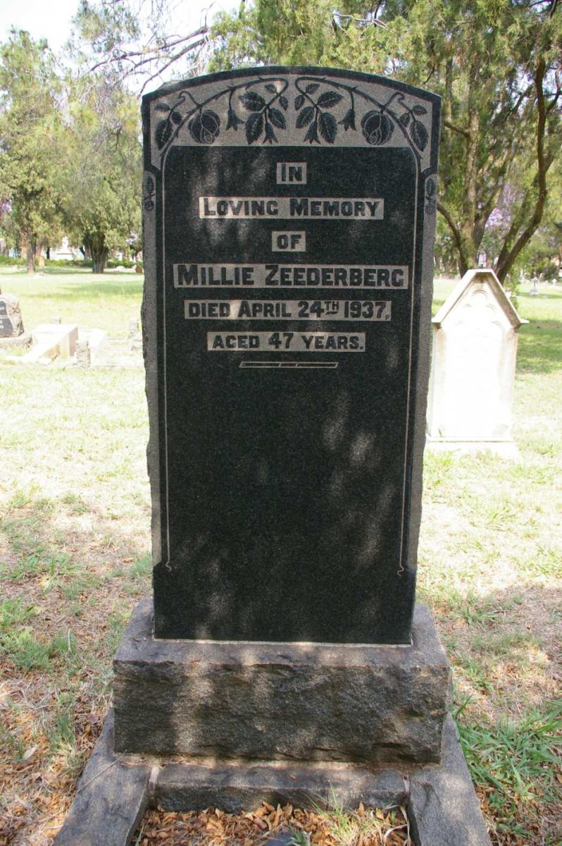 ZEEDERBERG Millie -1937