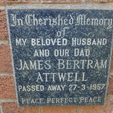 ATTWELL James Bertram -1957