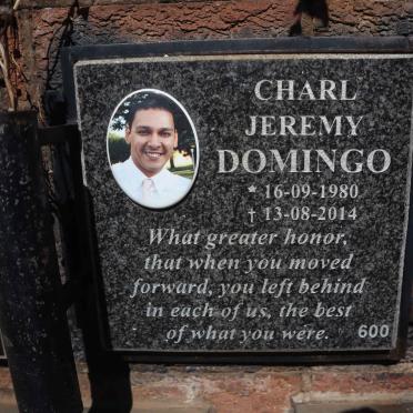DOMINGO Charl Jeremy 1980-2014