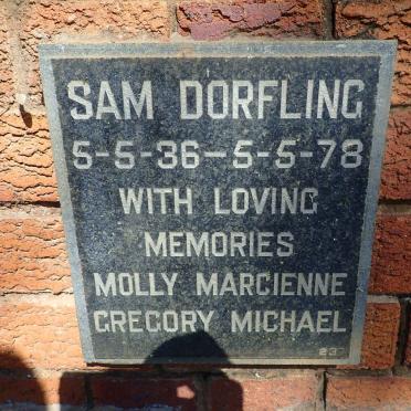DORFLING Sam 1936-1978