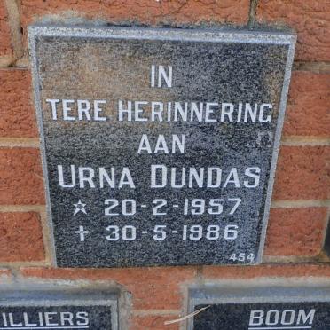 DUNDAS Urna 1957-1986
