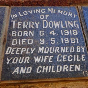 DOWLING Terry 1918-1981