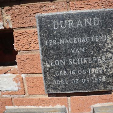 DURAND Leon Scheepers 19?7-199?