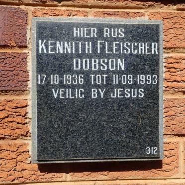 DOBSON Kennith Fleischer 1936-1993