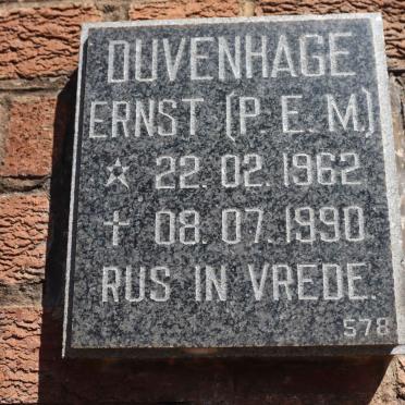 DUVENHAGE P.E.M. 1962-1990