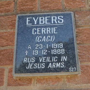 EYBERS Gerrie 1919-1988