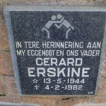 ERSKINE Gerard 1944-1982