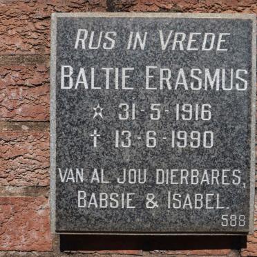 ERASMUS Baltie 1916-1990