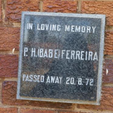FERREIRA P.H. -1972