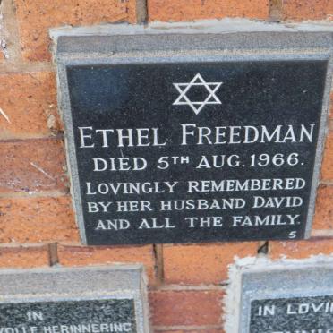 FREEDMAN Ethel -1966