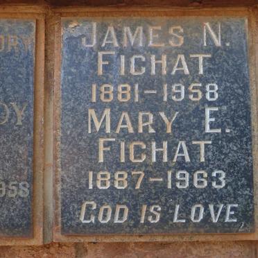 FICHAT James N. 1881-1958 &amp; Mary E. 1887-1963