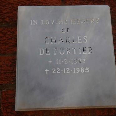 FORTIER Charles, de 1927-1985
