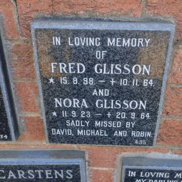 GLISSON Fred 1898-1964 &amp; Nora 1923-1964