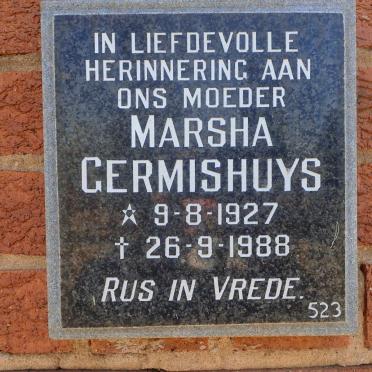 GERMISHUIS Marsha 1927-1988