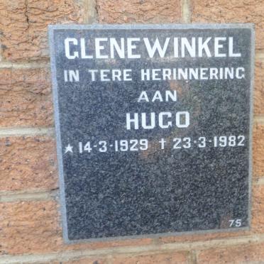 GLENEWINKEL Hugo 1929-1982