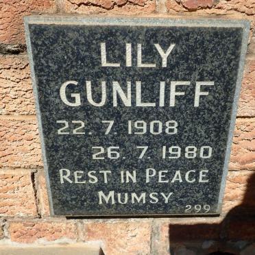 GUNLIFF Lily 1908-1980