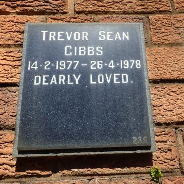 GIBBS Trevor Sean 1977-1978