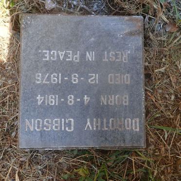 GIBSON Dorothy 1914-1976